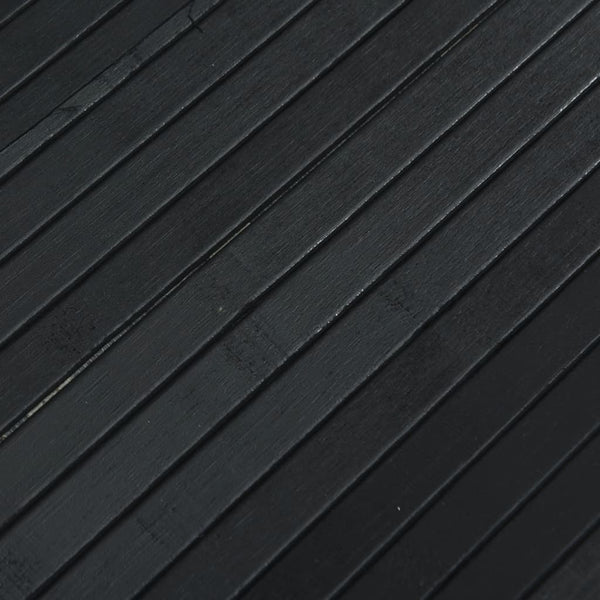 Schwarzer Bambus Paravent, 400x165 cm