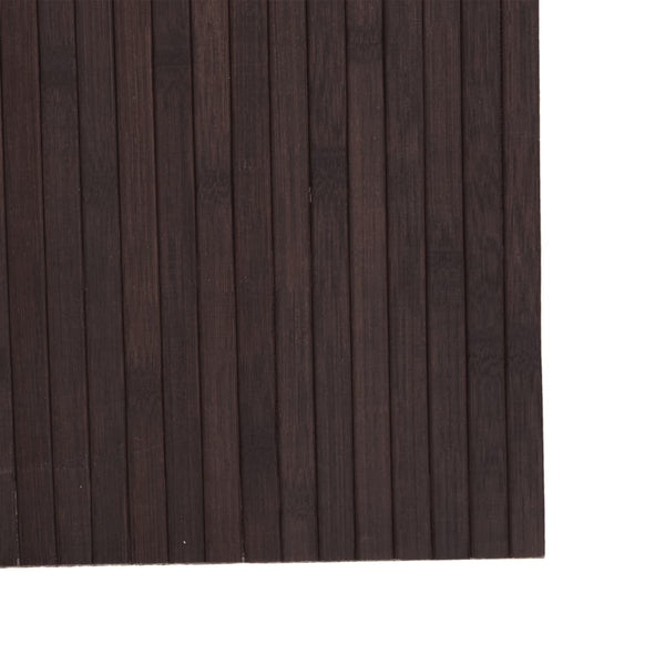 Bambus Paravent Dunkelbraun 400x165 cm