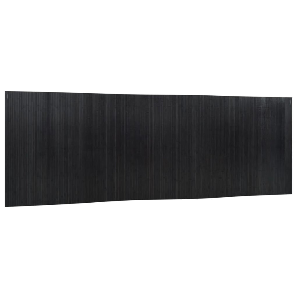 Schwarzer Bambus Paravent, 600x165 cm