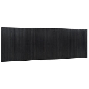 Schwarzer Bambus Paravent, 600x165 cm