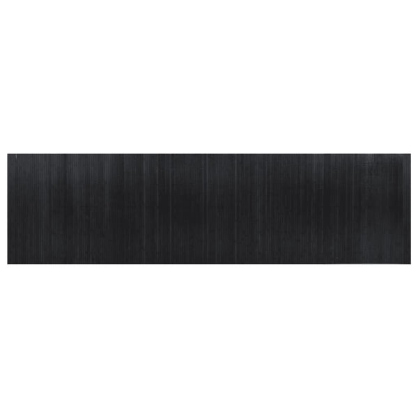 Schwarzer Bambus Paravent, 600x165 cm