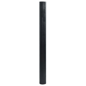 Schwarzer Bambus Paravent, 600x165 cm