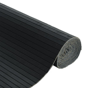 Schwarzer Bambus Paravent, 600x165 cm