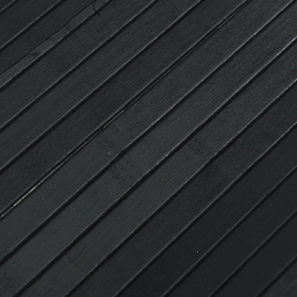Schwarzer Bambus Paravent, 600x165 cm