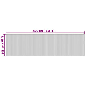 Bambus Paravent Natur 600x165 cm