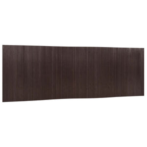 Dunkelbrauner Bambus Paravent 600x165 cm