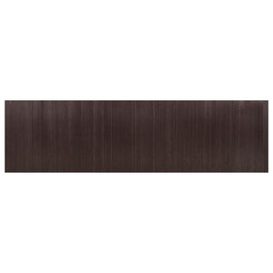 Dunkelbrauner Bambus Paravent 600x165 cm