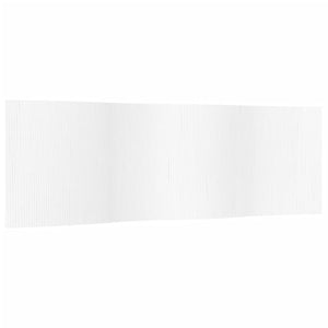 Weißer Bambus Paravent 600x165 cm