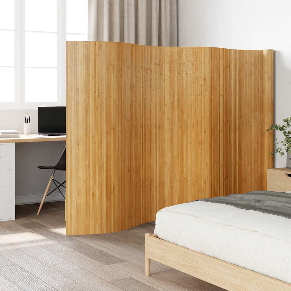 Bambus Paravent Natur, 800x165 cm
