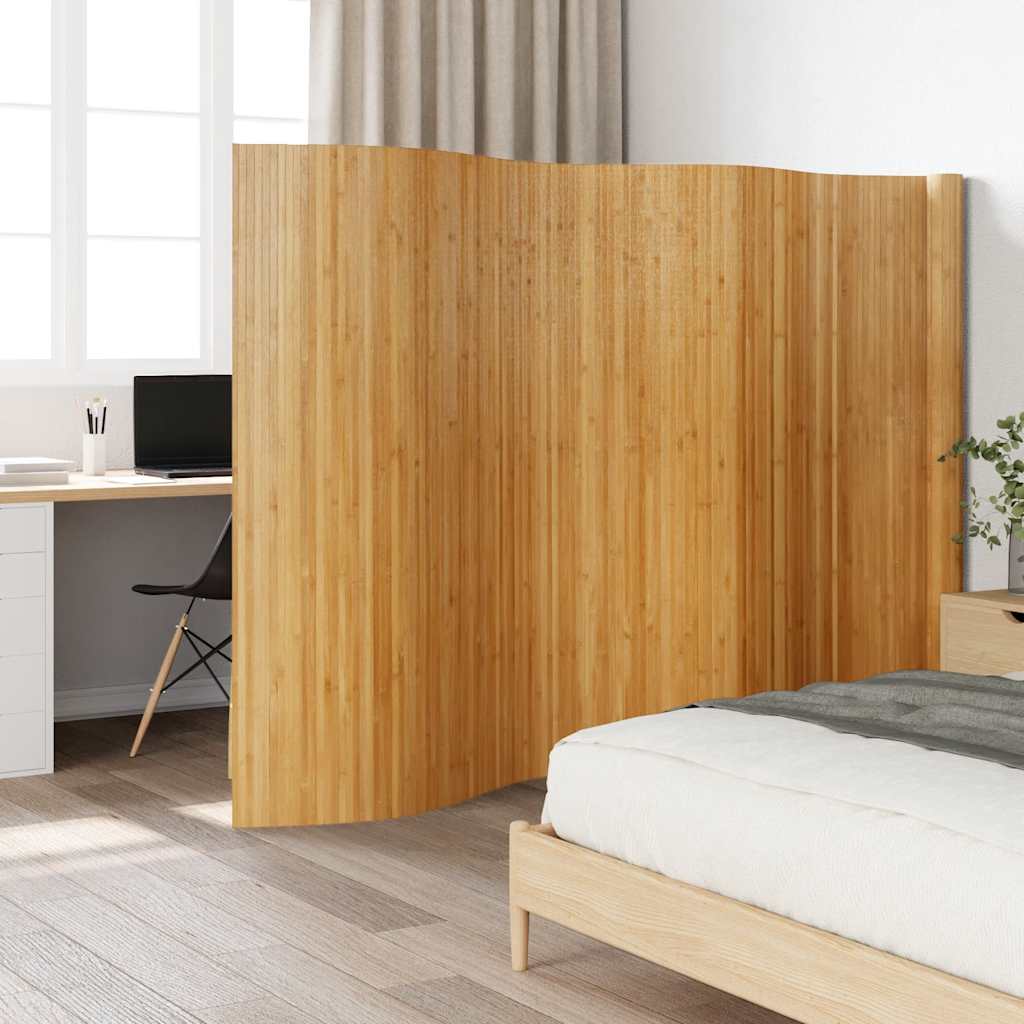 Bambus Paravent Natur, 800x165 cm