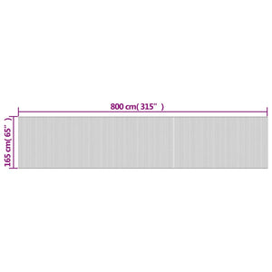 Bambus Paravent Natur 800x165 cm