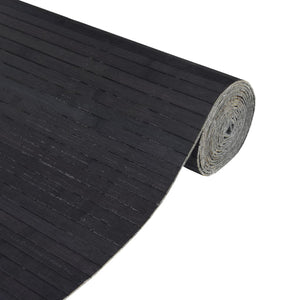 Grauer Bambus Paravent, 800x165 cm