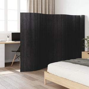 Grauer Bambus Paravent, 800x165 cm