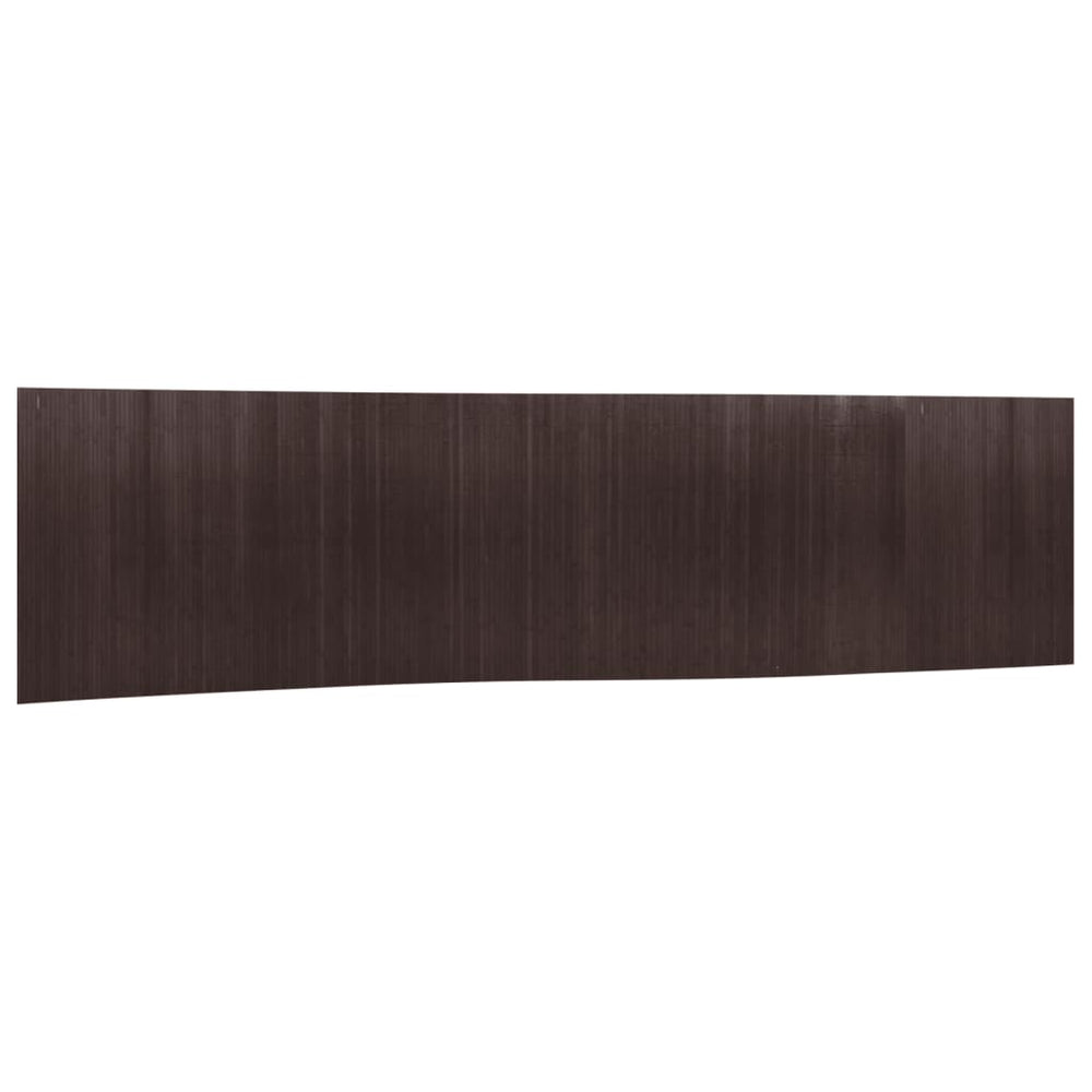 Dunkelbrauner Bambus Paravent, 800x165 cm