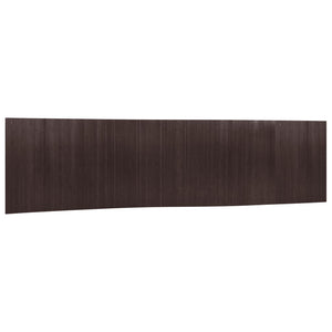 Dunkelbrauner Bambus Paravent, 800x165 cm