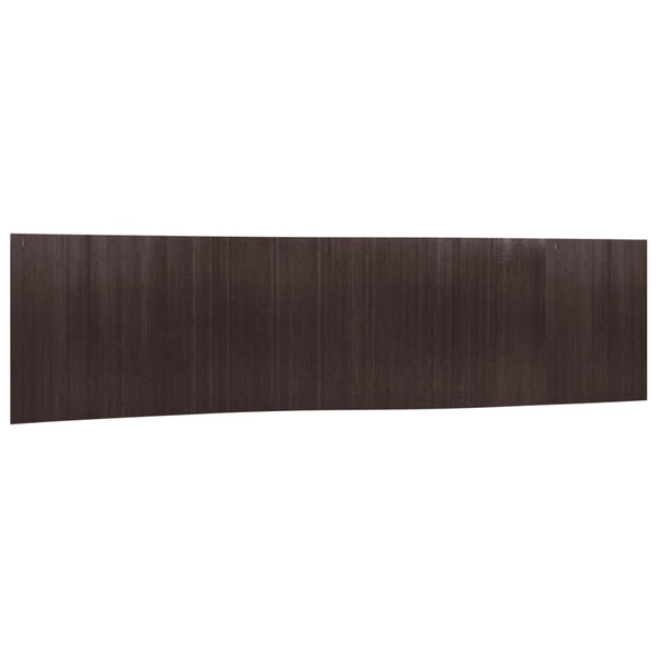 Dunkelbrauner Bambus Paravent, 800x165 cm