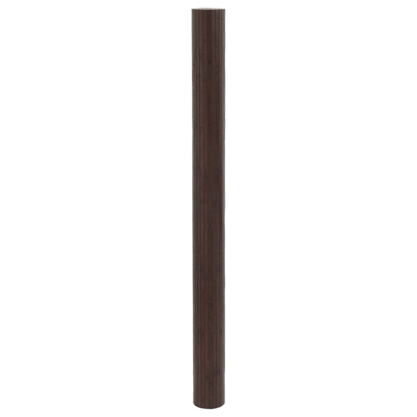 Dunkelbrauner Bambus Paravent, 800x165 cm
