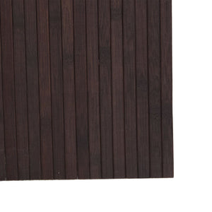 Dunkelbrauner Bambus Paravent, 800x165 cm