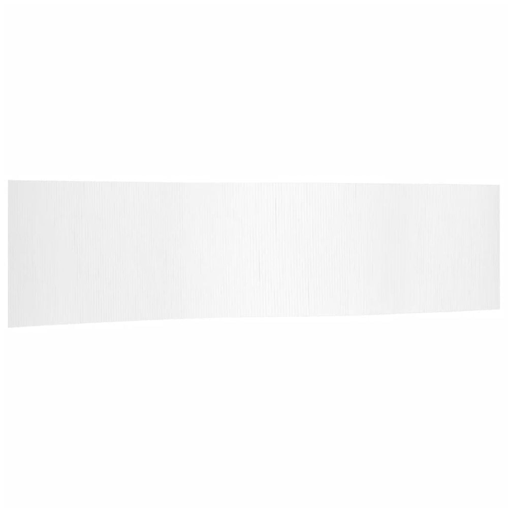 Weißer Bambus Paravent, 800x165 cm