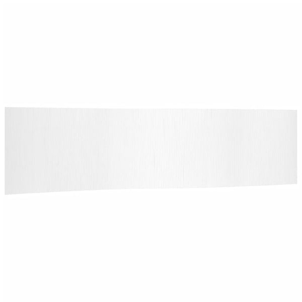 Weißer Bambus Paravent, 800x165 cm
