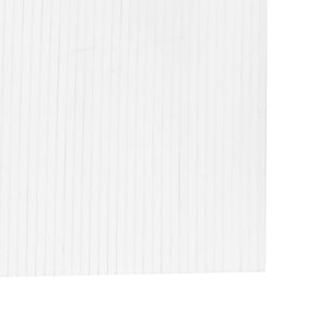 Weißer Bambus Paravent, 800x165 cm