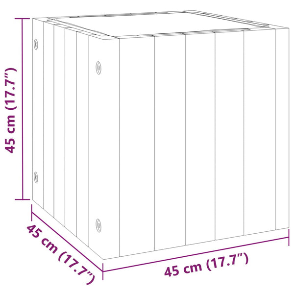 Pflanzkübel Akazie 45x45x45cm