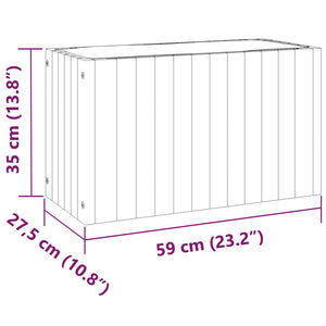 Akazie Pflanzkübel, 59 cm
