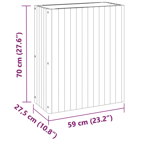 Akazie Pflanzkübel 59x27,5x70cm
