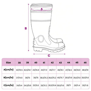Gummistiefel Schwarz Größe 39 PVC