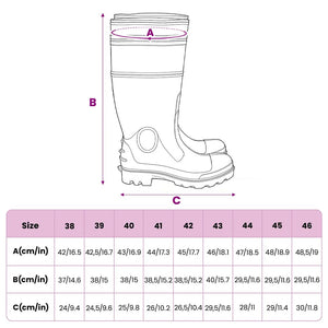Gummistiefel Schwarz Größe 42 PVC