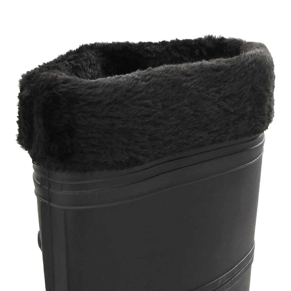 Gummistiefel mit Herausnehmbarem Innenfutter Schwarz Gr. 40 PVC