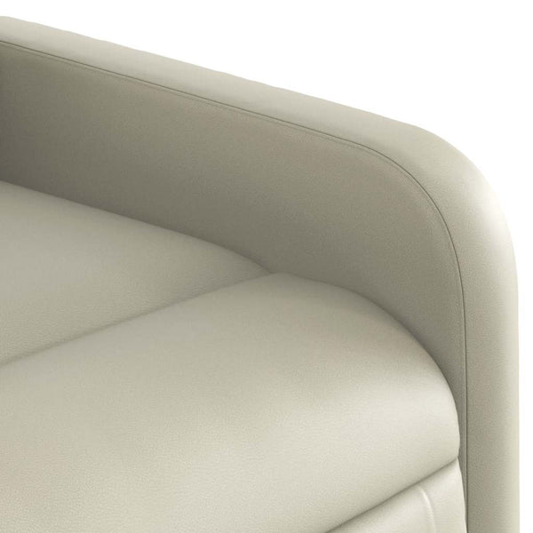 Relaxliege Creme Kunstleder