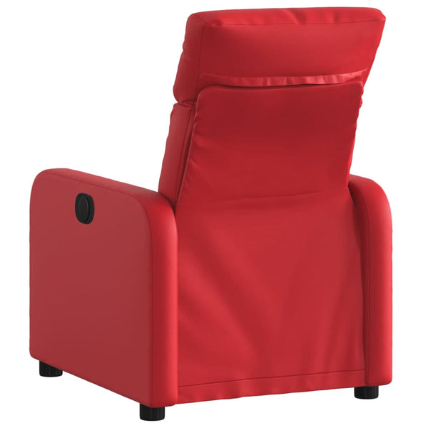 Relaxliege Rot Kunstleder