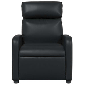 vidaXL Massage Chair Black Faux Leather