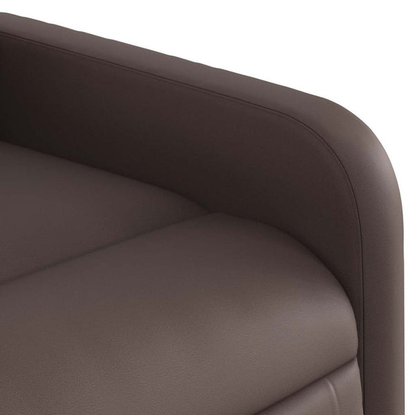 Massagesessel Braun Kunstleder Relaxsessel