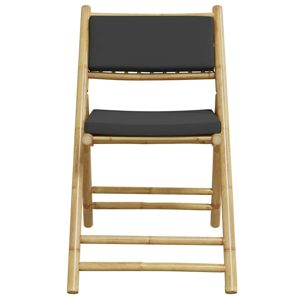 Klappbare Bistrostühle mit Kissen, 2er Set