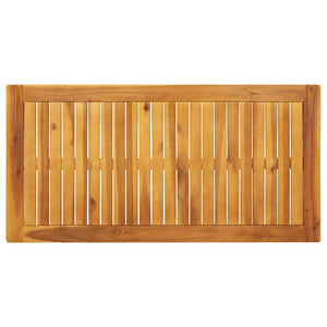 Akazienholz Garten Esstisch 110x55 cm