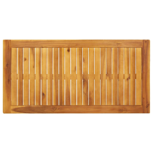 Akazienholz Garten Esstisch 110x55 cm
