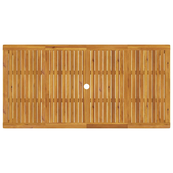 Garten-Esstisch 180x90x75 cm Massivholz Akazie