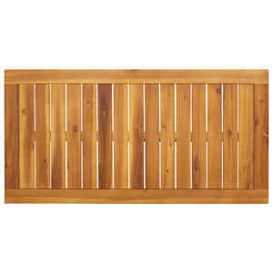 Akazienholz Garten Esstisch 110x56 cm
