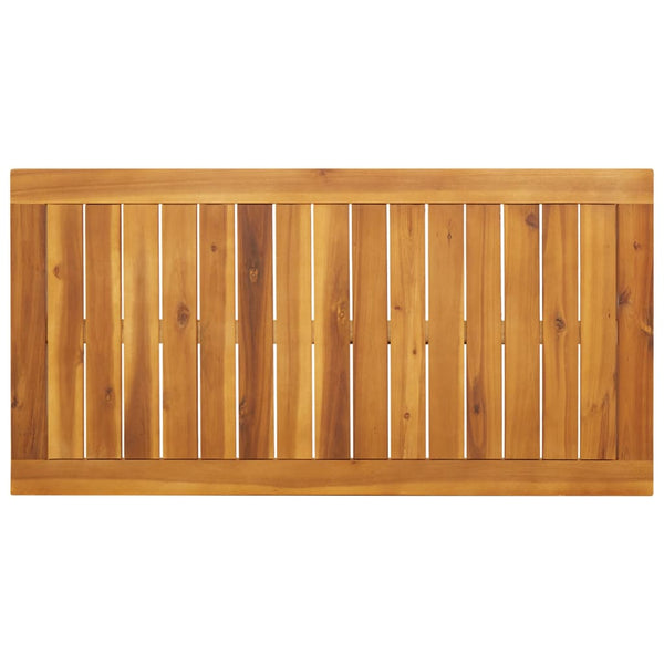 Akazienholz Garten Esstisch 110x56 cm