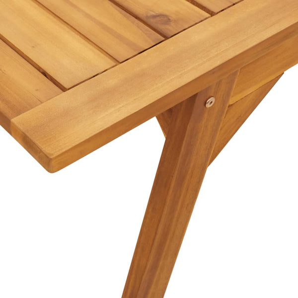 Akazienholz Garten Esstisch 110x56 cm