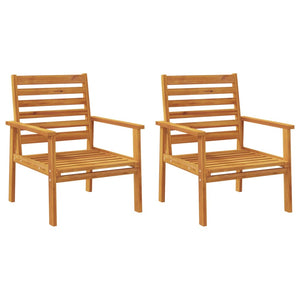 Akazienholz Gartensessel 2er Set