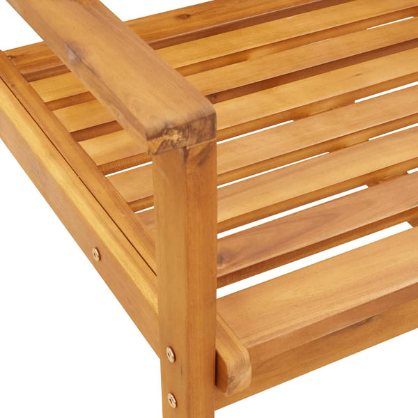 Akazienholz Gartensessel 2er Set