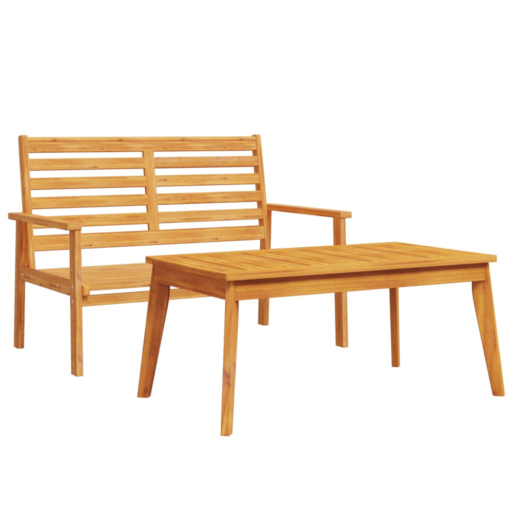 vidaXL Salon de jardin en acacia massif