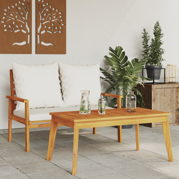Akazienholz Garten Esstisch 100x55cm