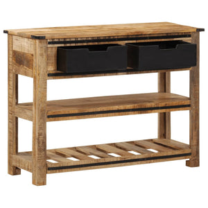 Konsolentisch aus Mango Massivholz, 100 cm