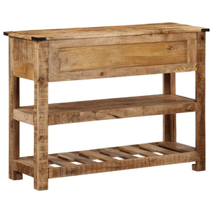 Konsolentisch aus Mango Massivholz, 100 cm