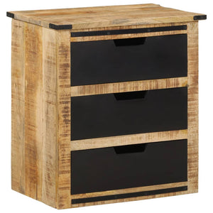 Mango Sideboard mit 3 Schubladen, 55x60 cm