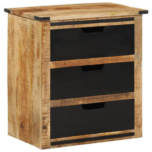 Mango Sideboard mit 3 Schubladen, 55x60 cm